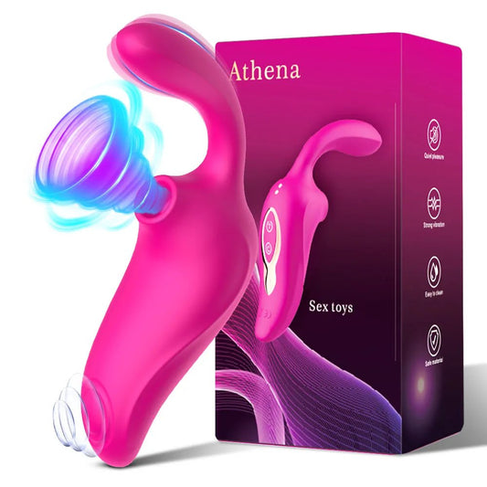 Athena dildo succionador 3 en 1