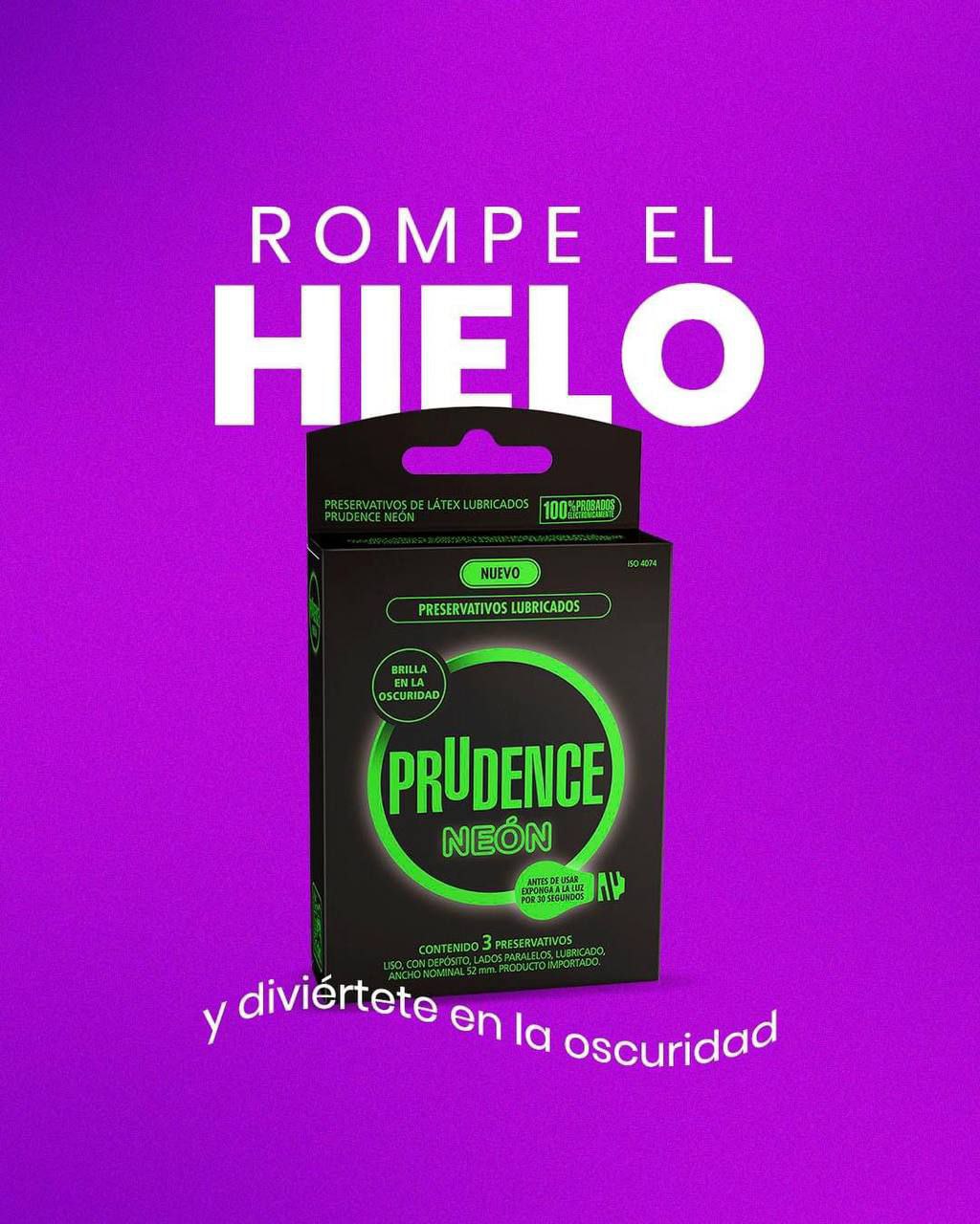 CONDONES PRUDENCE NEON * 3 - IntimoX SexShop