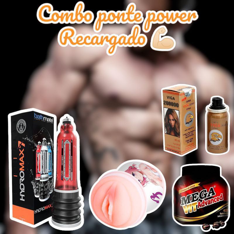 Combo ponte power recargado - IntimoX SexShop