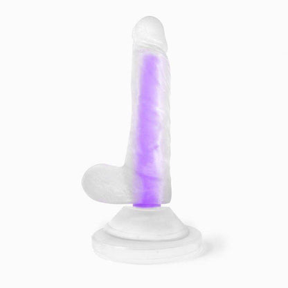 Dildo transparente Neon - IntimoX SexShop