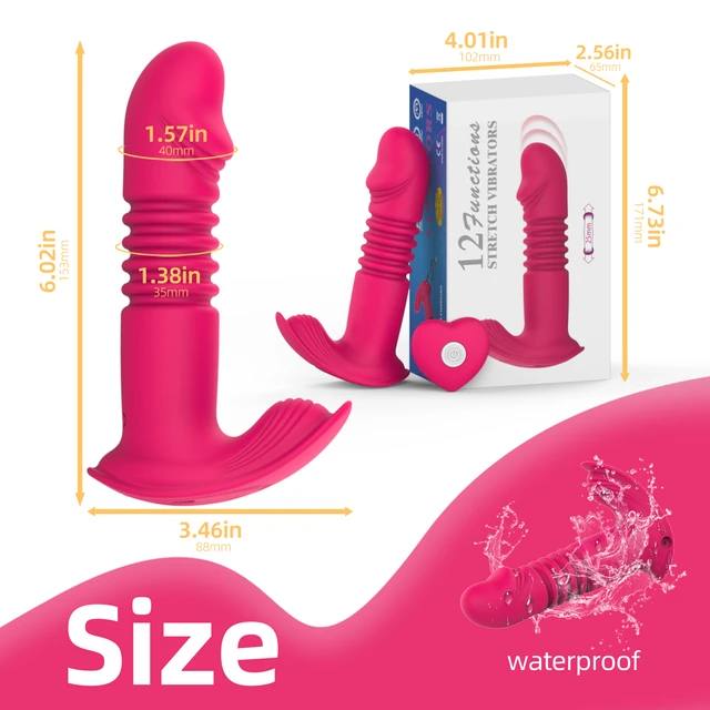 Dildo telescópico para bragas “Ari”