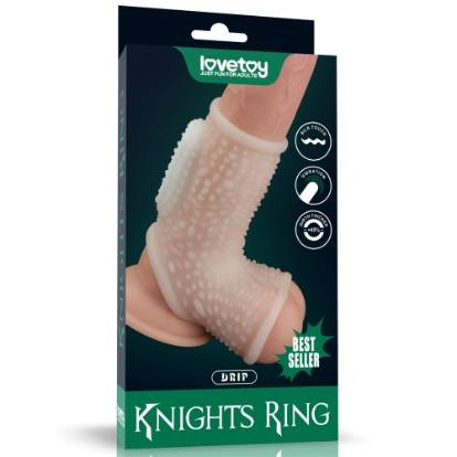 Anillo vibrador tipo funda “Knights Ring” - Verde