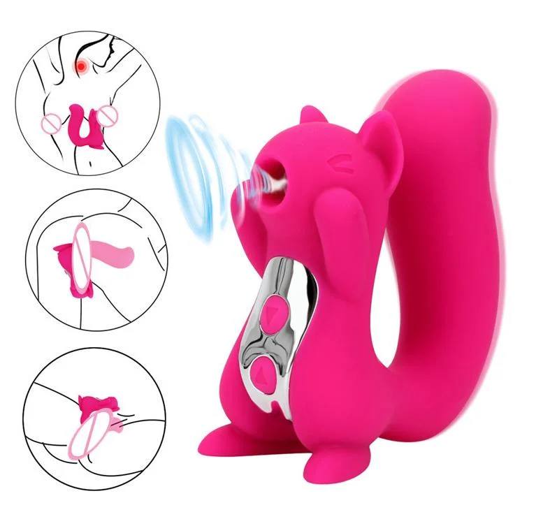 Succionador Dildo Ardilla - IntimoX SexShop